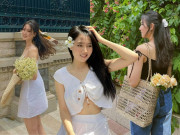 Thời trang - Lấy chồng hơn 25 tuổi, mỹ nhân nổi nhất Hoa hậu Việt Nam 2012 quanh quẩn làm vườn, mặc đẹp tựa Lưu Diệc Phi