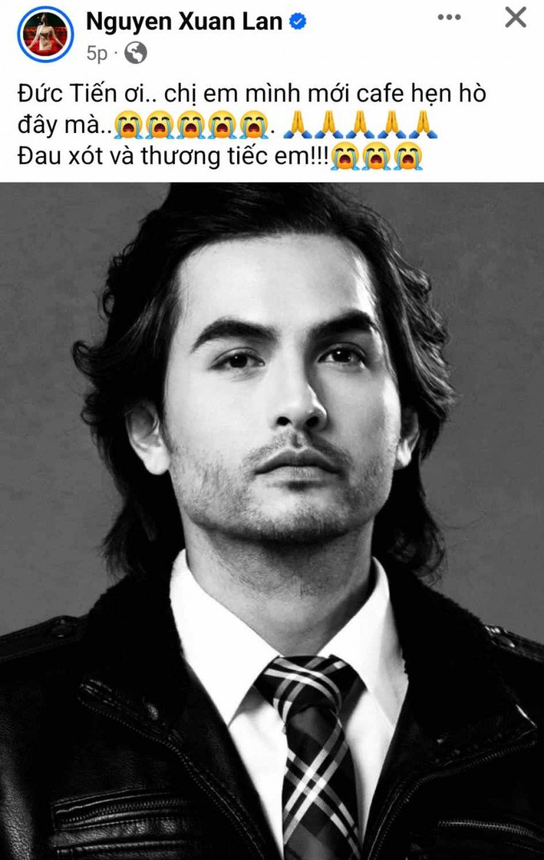 Các nghệ sĩ thương tiếc khi hay tin Đức Tiến qua đời.