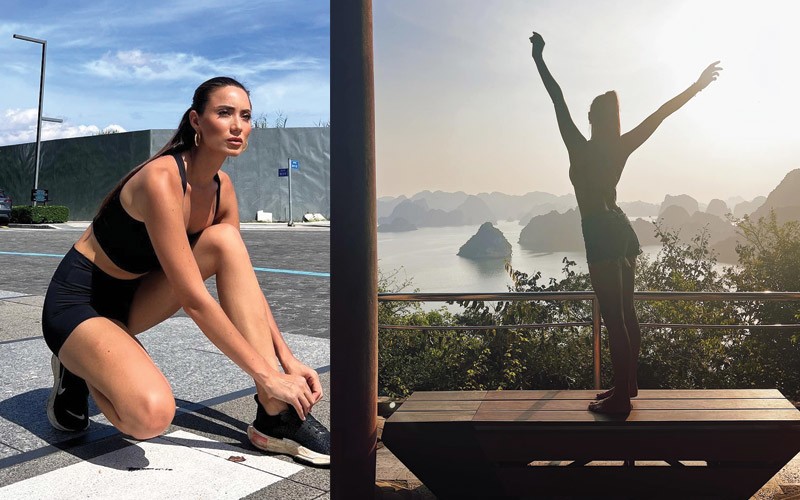 Lydie Vũ chăm chỉ tập thể dục như chạy bộ, yoga và chế độ ăn uống phù hợp giúp cho cô thêm khoẻ khoắn và có một vóc dáng nuột nà theo năm tháng. 
