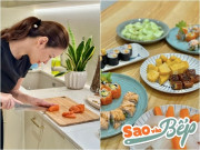 Bếp Eva - Vợ đạo diễn Người Phán Xử làm cả mâm đồ ăn Nhật đẹp tuyệt, được khen là "người vợ trong mơ"