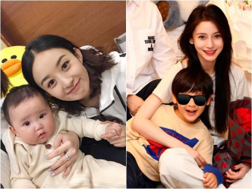 Cảnh đời trái ngược của 3 tiểu hoa 85: Triệu Lệ Dĩnh bỏ tiền tỷ cho quý tử, Angelababy dùng con làm phao