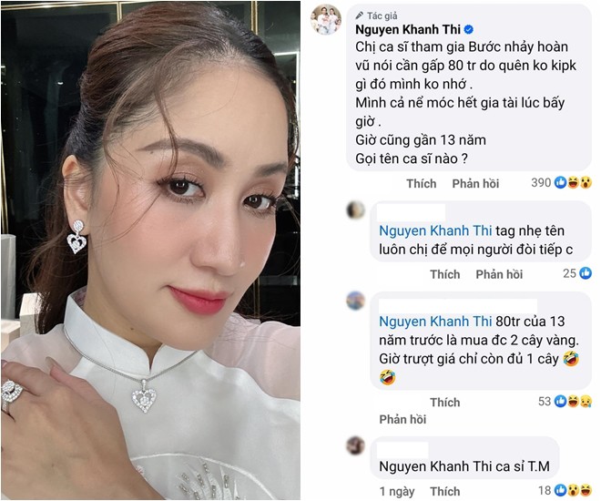 Khánh Thi công khai đòi nợ ca sĩ Bước Nhảy Hoàn Vũ khiến dân mạng đổ xô đi tìm kiếm danh tính.