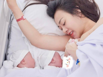 Hạnh phúc đón cặp   rồng vàng  , Phương Oanh gửi lời cảm ơn đến một người đặc biệt