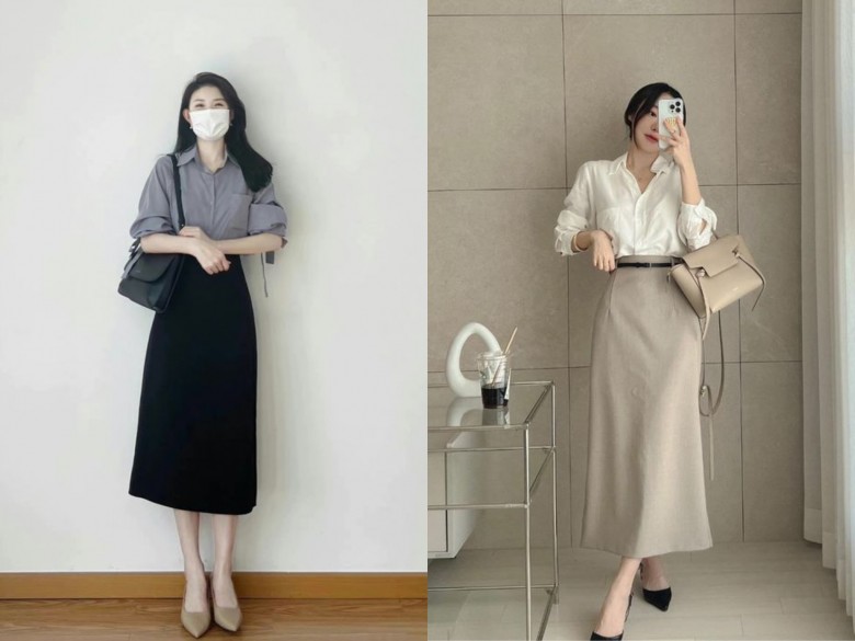 Kết hợp cùng giày cao gót mũi nhọn để tổng thể outfit trở nên thanh thoát và có điểm nhấn hơn nhé.