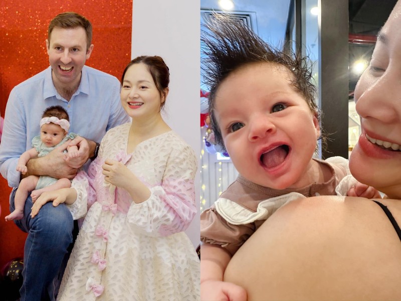 Gia đình diễn Lan Phương vừa đón thêm thành viên mới hồi tháng 3/2024. Con gái thứ 2 của nữ diễn viên được đặt tên Mia, ngoại hình đậm nét con lai, giống hệt bố ngoại quốc.
 
