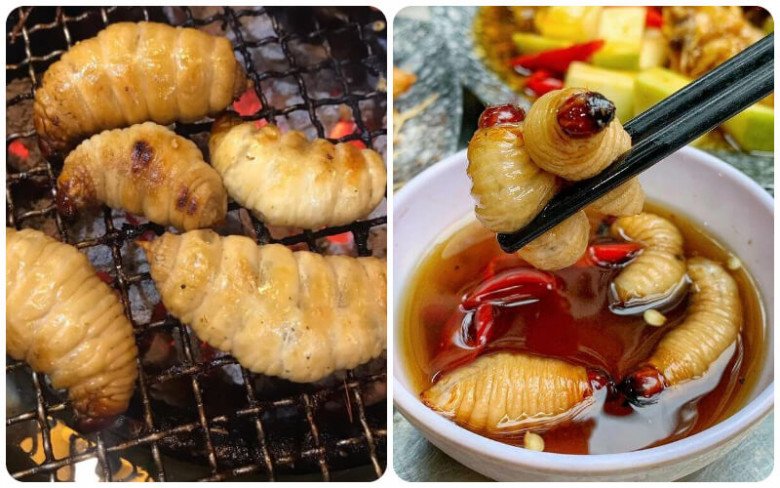 Đuông chà là chiên và tắm mắm là 2 món phổ biến nhất