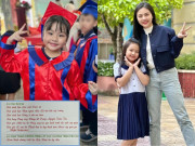 Yêu con - Con gái Vân Trang lớp 2 gây choáng với bảng thành tích cấp quốc gia, nhìn danh sách khen thưởng mới nể