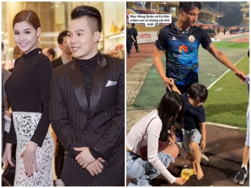 Gà cưng Vũ Khắc Tiệp chăm con quá khéo, bảo sao chồng Mạc Hồng Quân tự nguyện cho giữ hết tài sản