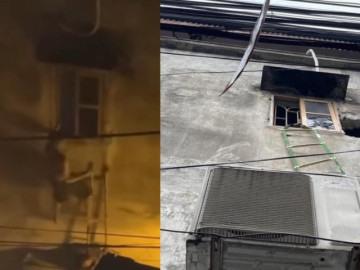 Clip: Thanh niên 21 tuổi dùng búa đập tường, cứu 3 người trong vụ cháy Trung Kính