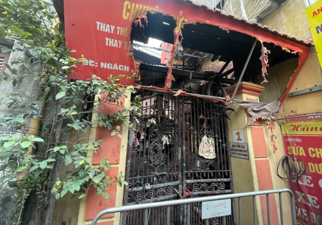 Ngôi nhà nơi xảy ra vụ việc thương tâm.