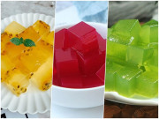 Bếp Eva - 5 món thạch hoa quả cực ngon thanh mát lại dễ làm, không cần dùng phẩm màu vẫn siêu đẹp