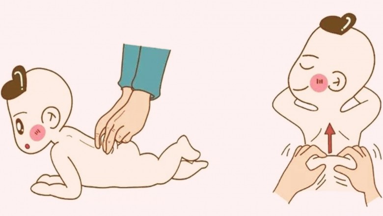 Lưng cũng là bộ phận nếu bố mẹ chạm nhiều thì con sẽ thông minh (Ảnh minh hoạ).