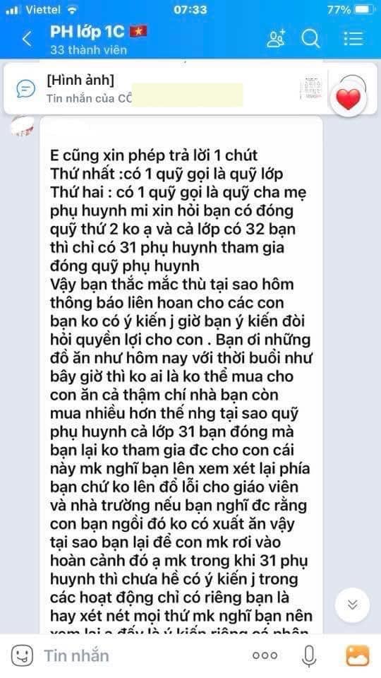 Con không được ăn liên hoan cuối năm vì không đóng quỹ lớp, mẹ Việt lên tiếng không ngờ bị chỉ trích - 2