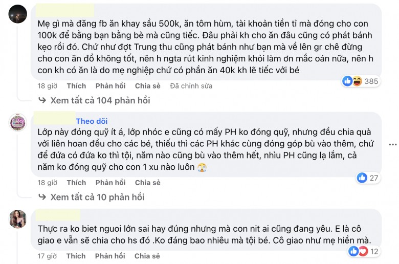 Con không được ăn liên hoan cuối năm vì không đóng quỹ lớp, mẹ Việt lên tiếng không ngờ bị chỉ trích - 7