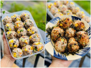 Bếp Eva - Cách làm cơm nắm cá ngừ thập cẩm ngon nức nở của mẹ đảm Đà Nẵng, để ăn sáng cũng ngon, mang đi làm càng hợp