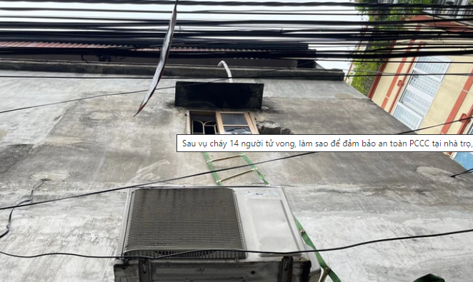 Trong trường hợp cấp thiết có thể sử dụng dây thừng hoặc các dây tự nối bằng các vật dụng như rèm, ga giường, quần, để thoát xuống dưới và ra nơi an toàn.