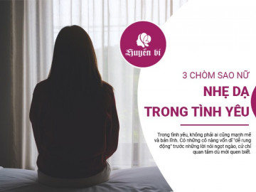 Hé lộ 3 chòm sao nữ nhẹ dạ trong tình yêu: Bạn là ai?