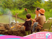 Nhà đẹp - Đôi vợ chồng 9X bỏ phố về quê, chi 100 triệu cải tạo vườn rộng 10.000m2 vừa có ao vừa có suối