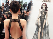 Thời trang - Đây là người đẹp bị "ném đá" từ trong nước ra quốc tế, diện đầm xuyên thấu "mặc như không" trên thảm đỏ Cannes