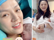 Bà bầu - Thu Quỳnh sinh mổ lần 2 nhẹ nhàng như đi dạo, sự xuất hiện của chàng trai đặc biệt gây chú ý
