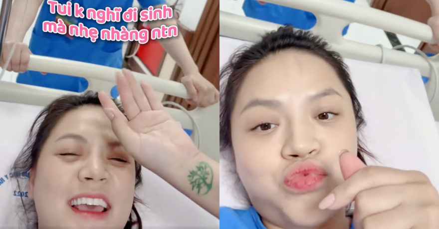 Tinh thần sau mổ vẫn lạc quan như trước khi sinh.