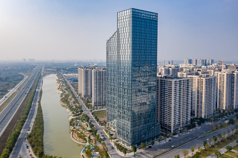 Techno Park Tower chính là một tòa nhà cao tầng, chọc trời tại huyện Gia Lâm, TP Hà Nội. Công trình xây dựng thuộc tổ hợp Vinhomes Ocean Park, được xây dựng vào tháng 4/2021.

