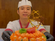 Clip Eva - Trải nghiệm bánh sinh nhật làm từ cá sống