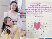 Yêu con - Con gái Tuấn Hưng viết thư gửi bố: "Đôi lúc con hơi bực nhưng bố mẹ rất kiên nhẫn", ai cũng tấm tắc khen