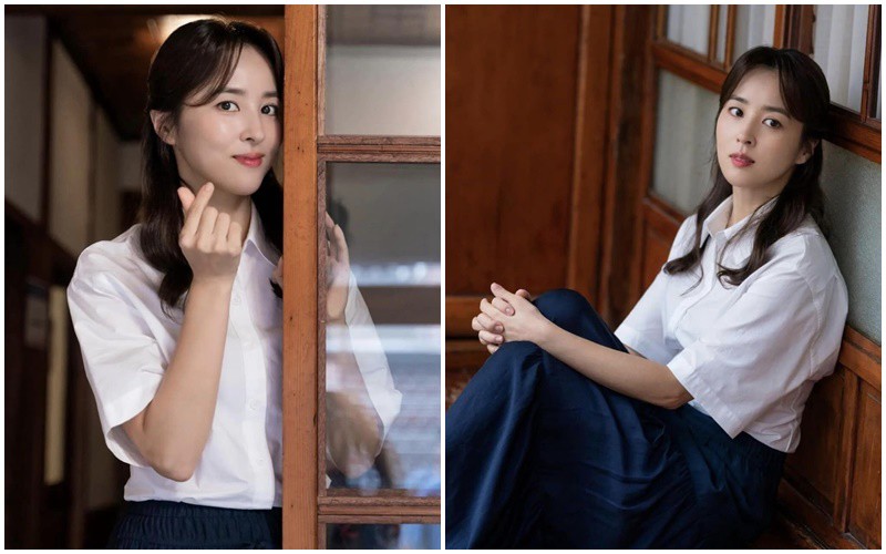 Dù đã ngoài 40 tuổi, nữ diễn viên xứ Hàn vẫn sở hữu vẻ đẹp trẻ trung, tỏa nắng. 
