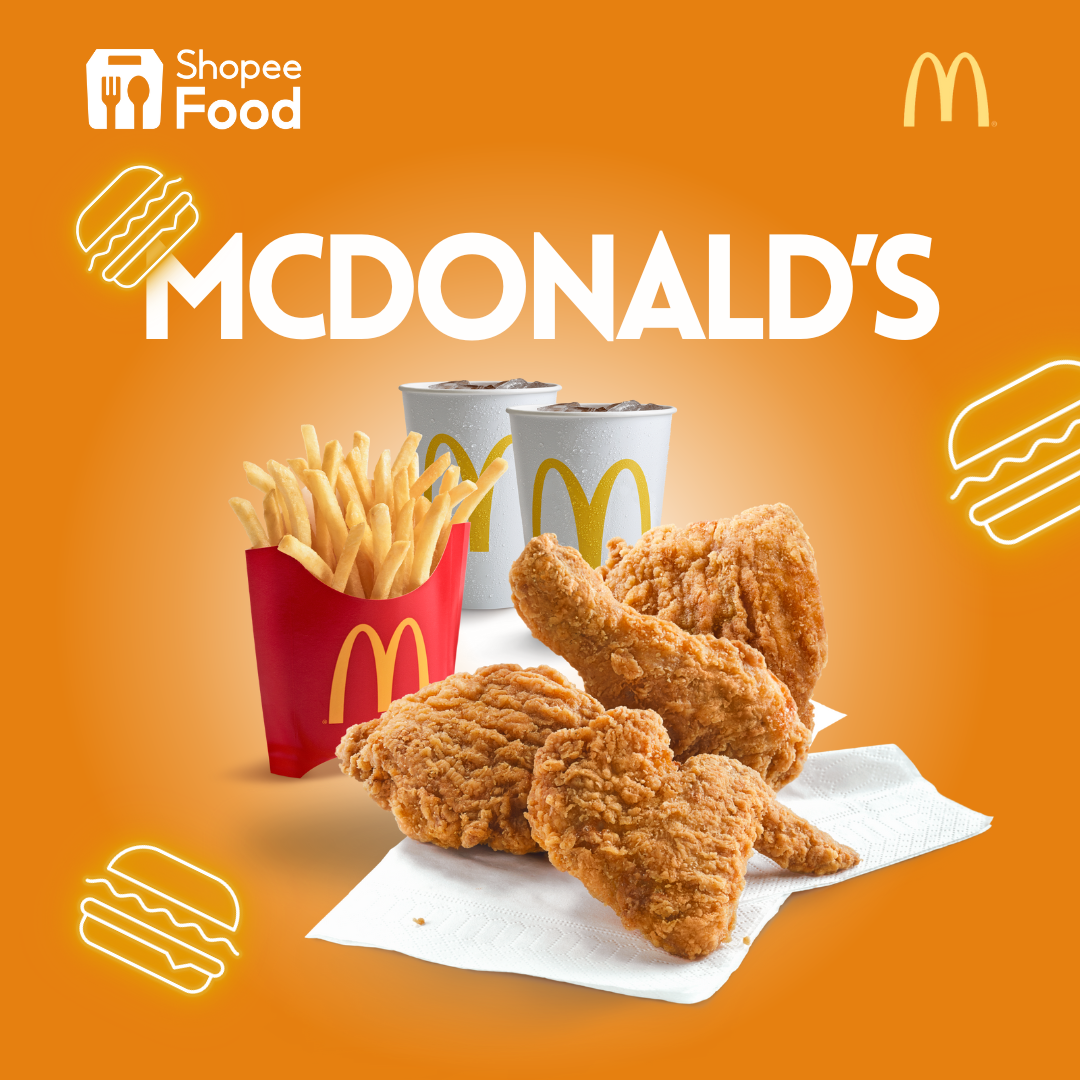 Trời có thể mưa gió nhưng bếp nhà McDonald’s thì lúc nào cũng ấm, cộng thêm voucher cực xịn từ ShopeeFood thì chẳng còn gì để lăn tăn việc ăn hay không. Chốt đơn ngay!