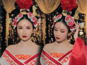 Làm đẹp - Bà xã đại gia Minh Nhựa hóa thân thành Võ Tắc Thiên, được khen đẹp nức nở như Phạm Băng Băng