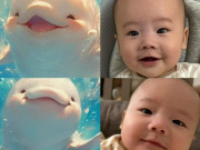 Yêu con - Con trai Hoa hậu đại dương Lê Âu Ngân Anh có khuôn mặt hệt cá heo, cộng đồng mạng xuýt xoa "cưng xỉu"