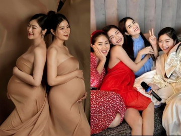Kha Ly - Thanh Trúc: Đôi bạn thân nhau 15 năm như chị em trong nhà, nay cùng lúc mang thai ái nữ