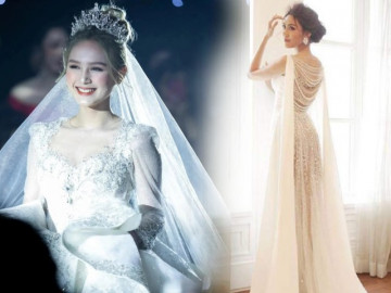 Top 5 váy cưới xa hoa nhất của các cô dâu Vbiz, Xoài Non vượt mặt đàn chị với thiết kế 28 tỷ