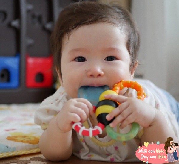 Có thể cung cấp cho trẻ những đồ chơi an toàn để cắn, hoặc dạy con cách cắn nhẹ nhàng hơn.