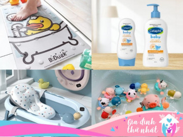 Gợi ý 5 sản phẩm dưới 300.000 đồng không thể thiếu trong nhà tắm khi có con nhỏ