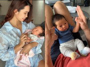 Giải trí - Sao Việt 24h: Hà Anh dỗi chồng Tây vì từ khi vợ sinh không làm được điều này tử tế, lần đầu khoe cận mặt con
