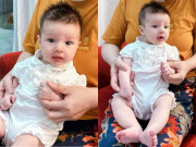 Yêu con - Con gái lai Tây thứ 2 của Lan Phương tròn 3 tháng tuổi, da trắng, mắt tròn xoe, sống mũi cao "cực phẩm"