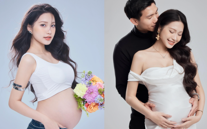 Doãn Hải My công khai thông tin mang bầu vào những tháng cuối thai kỳ.