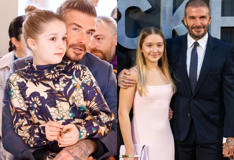 Khi lớn, cô con gái duy nhất của cựu danh thủ David Beckham thỉnh thoảng bị 'chê' thừa cân nhưng vẫn luôn thu hút sự chú ý của nhiều người hâm mộ nhờ khuôn mặt quá xinh đẹp. Beckham và vợ cũng hay nhận được lời nhắc nhở từ các bậc phụ huynh về việc giảm cân cho con
