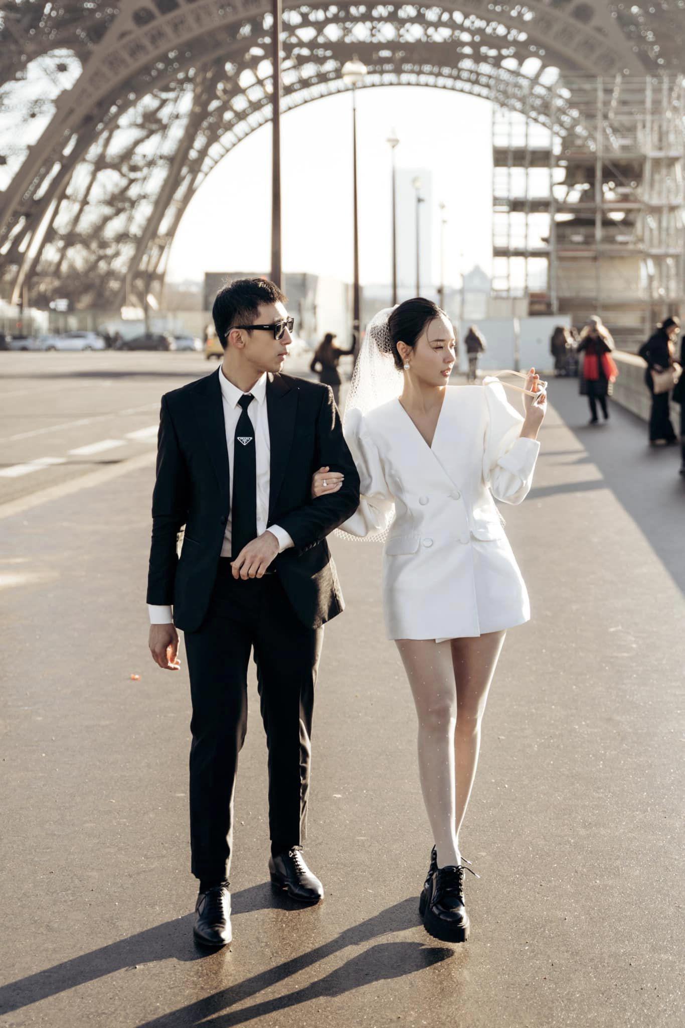Không váy lộng lẫy, hội mỹ nhân Việt diện vest chuẩn công sở chụp ảnh cưới, Midu 