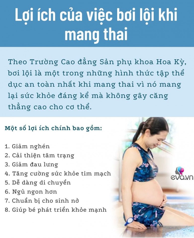 Bà bầu có nên đi bơi không và những lưu ý không thể bỏ qua - 1