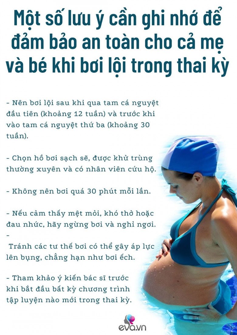 Bà bầu có nên đi bơi không và những lưu ý không thể bỏ qua - 3