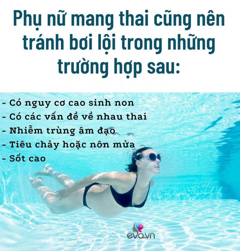 Bà bầu có nên đi bơi không và những lưu ý không thể bỏ qua - 4