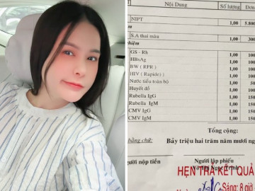 Đoàn Di Băng làm xét nghiệm NIPT, mẹ bỉm sữa rần rần chúc mừng vì 1 chi tiết