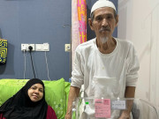 Bà bầu - Chồng 80 và vợ 42 tuổi vẫn sinh con