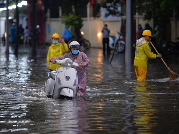 Diễn biến đợt mưa lớn tại Hà Nội và khu vực Bắc Bộ