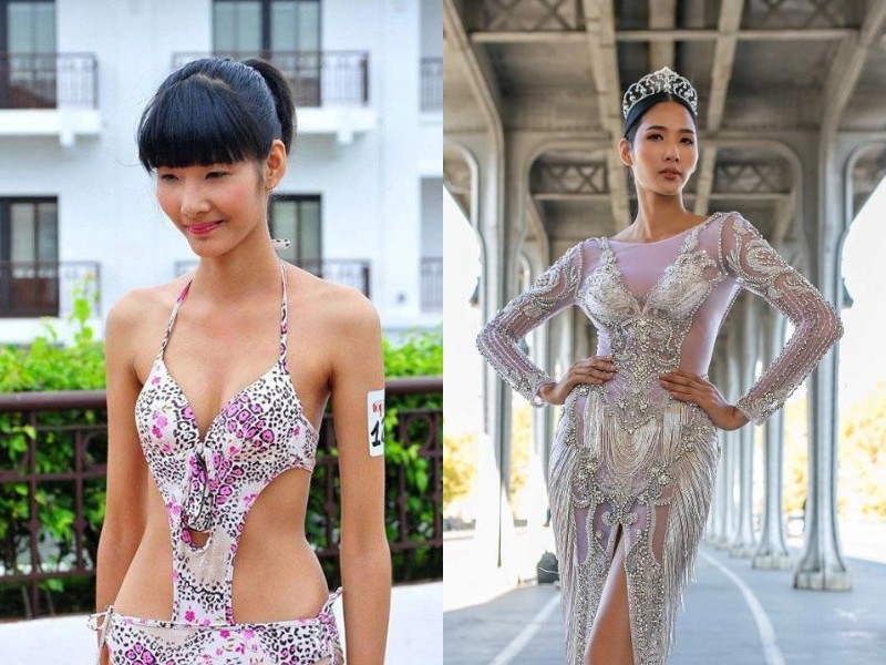 Hoàng Thùy bước chân vào làng giải trí với bước đệm là Quán quân Vietnam's Next Top Model 2011. Nữ siêu mẫu sau đó 'chinh chiến' khắp các sàn diễn thời trang trong nước và quốc tế. Năm 2018, Hoàng Thùy đăng quang Á hậu 1 Hoa hậu Hoàn vũ Việt Nam.
