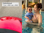 Giải trí - Minh Hằng làm vợ đại gia vẫn chăm con cực khéo: Tự tay làm đồ ăn dặm, nhóc tì chưa đầy 1 tuổi đã có "ô tô"