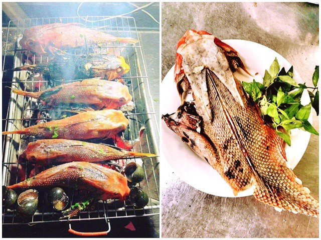 Cá tắc kè sau khi nướng sẽ lộ ra lớp thịt trắng như thịt gà, thơm ngon hảo hạng